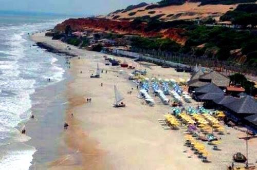 Praia Tabuba Do Morro Branco Suite 04 Pessoas Beberibe Exterior foto